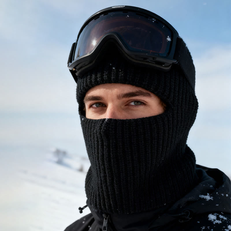 Berretto invernale antivento lavorato a maglia a 360° - image 1