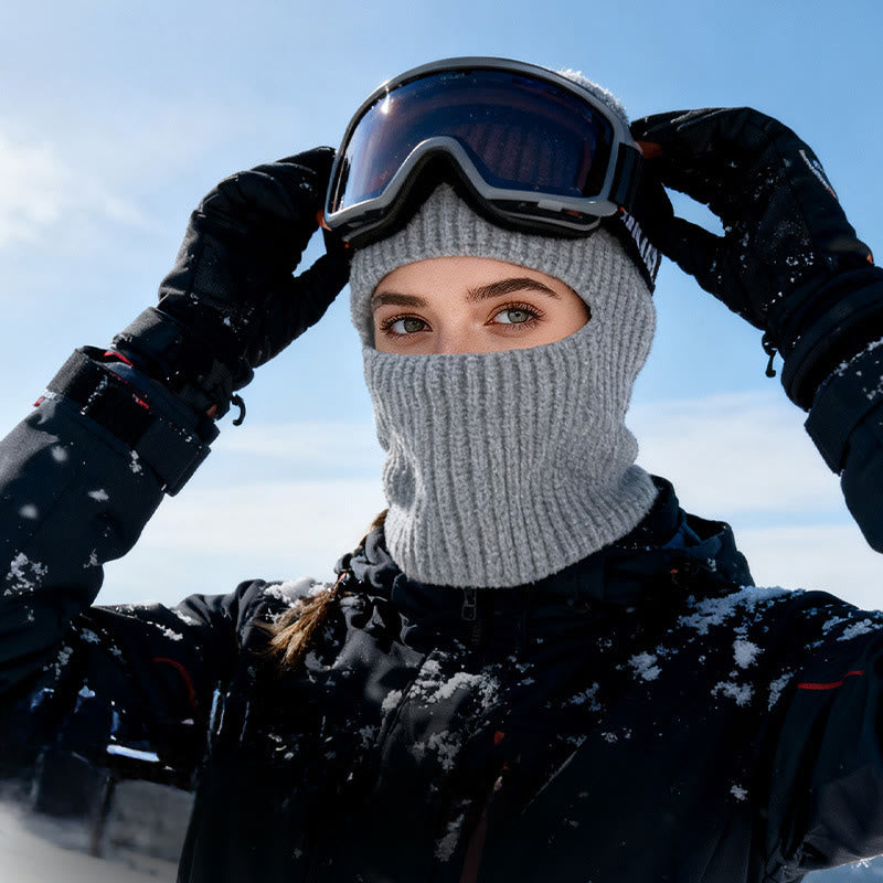 Berretto invernale antivento lavorato a maglia a 360° - image 6