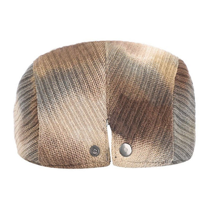 Cappello invernale retrò in velluto a coste tie-dye da uomo - image 3