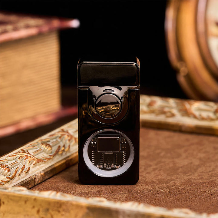 Accendino da uomo con sensore di gravità e doppia fiamma, display LED - image 3