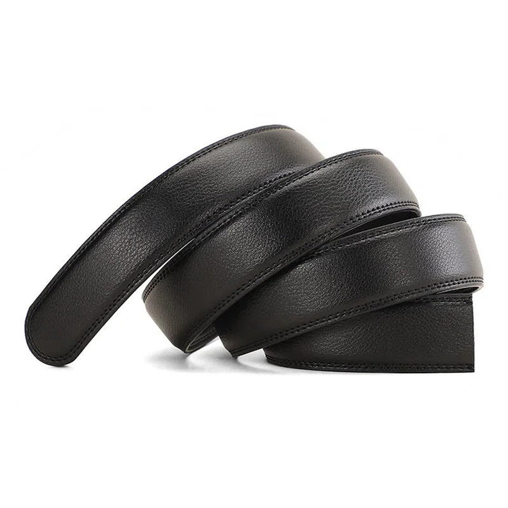 Cintura in pelle con fibbia automatica Flying Eagle versatile da uomo - image 1