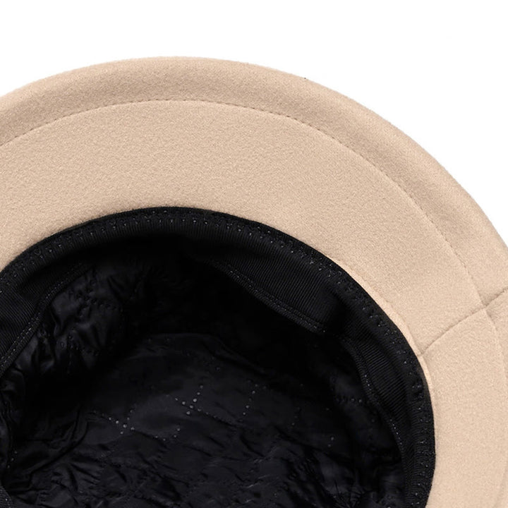 Cappello da pescatore in feltro morbido con fiocco decorativo da donna - image 7