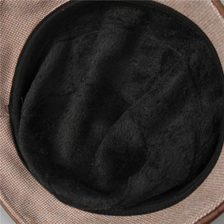 Cappello da pescatore elegante da donna con fiocco scozzese e finiture in strass - image 6