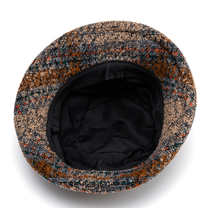 Cappello da pescatore da donna in misto lana con fiocco e texture screziata - image 5