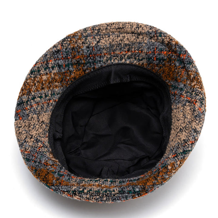 Cappello da pescatore da donna in misto lana con fiocco e texture screziata - image 5