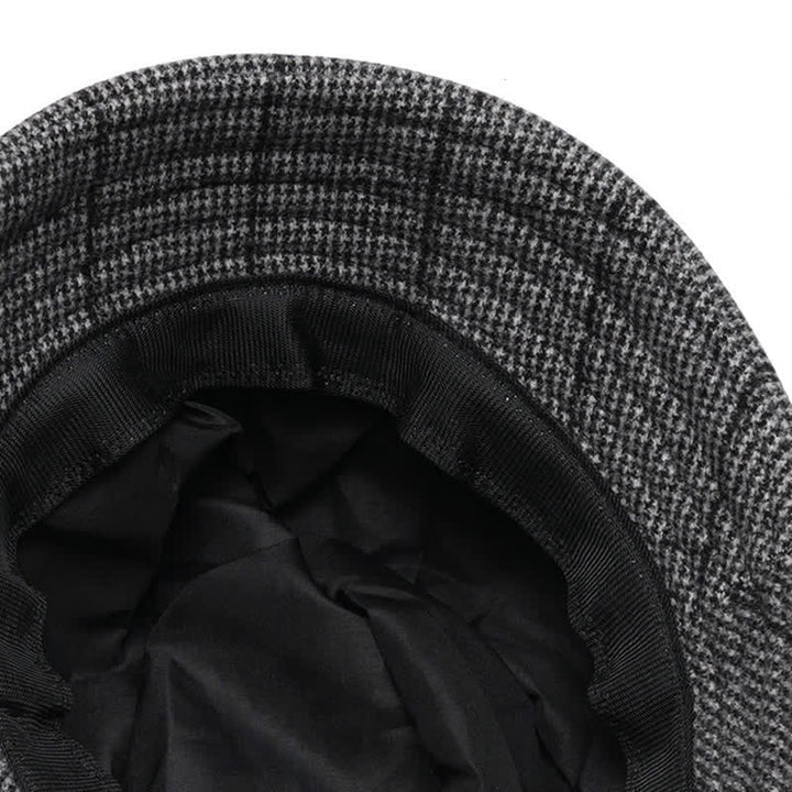Cappello caldo con fiocco scozzese da donna - image 3