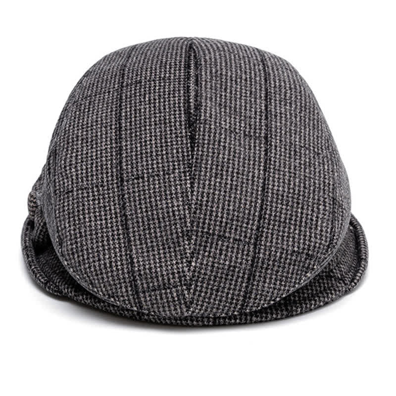 Cappello caldo con fiocco scozzese da donna - image 6