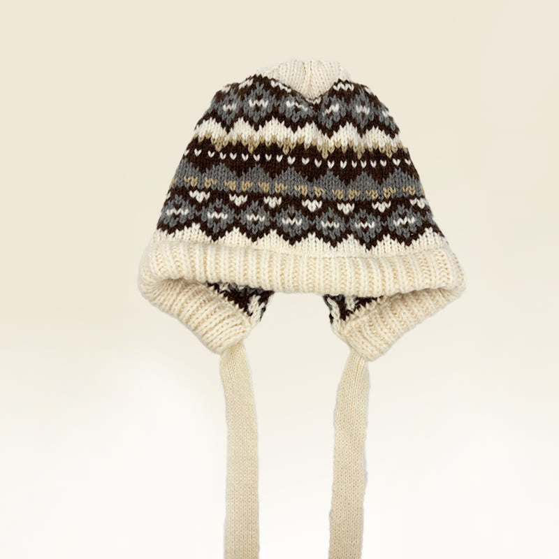 Borsa a tracolla da donna con cappello lavorato a maglia e fantasia retrò, multiuso - Stile n. 2 - Regolabile (circa 20 7/8"-23 5/8") - image 3