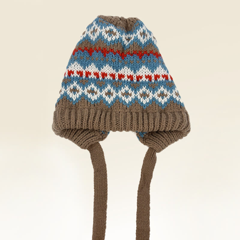 Borsa a tracolla da donna con cappello lavorato a maglia e fantasia retrò, multiuso - Stile n. 1 - Regolabile (circa 20 7/8"-23 5/8") - image 1