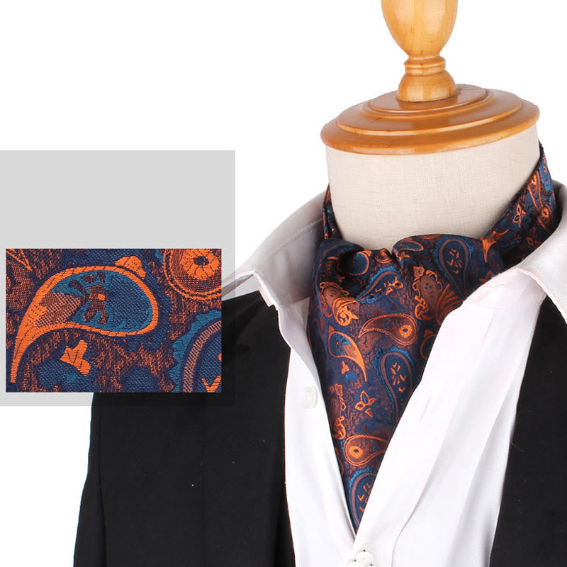 Cravatta stampata elegante retrò britannica da uomo per camicia da abito - Stile n. 10 - image 12