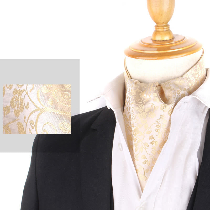 Cravatta stampata elegante retrò britannica da uomo per camicia da abito - Stile n. 12 - image 14