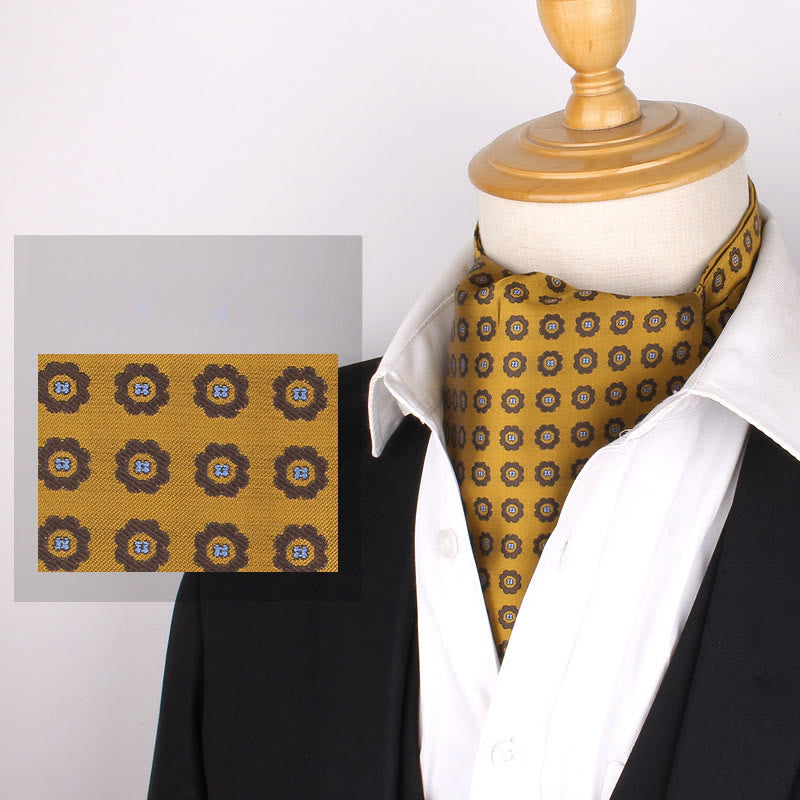 Cravatta stampata elegante retrò britannica da uomo per camicia da abito - Stile n. 3 - image 5