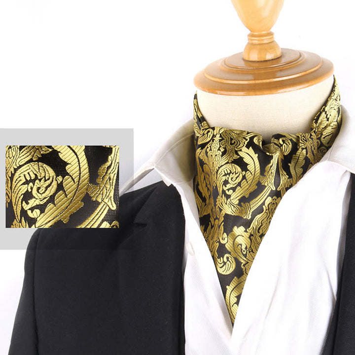 Cravatta stampata elegante retrò britannica da uomo per camicia da abito - Stile n. 18 - image 20