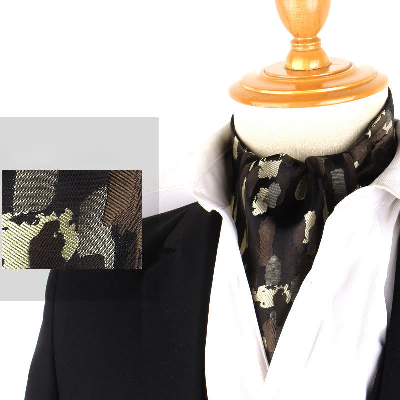 Cravatta stampata elegante retrò britannica da uomo per camicia da abito - Stile n. 13 - image 15