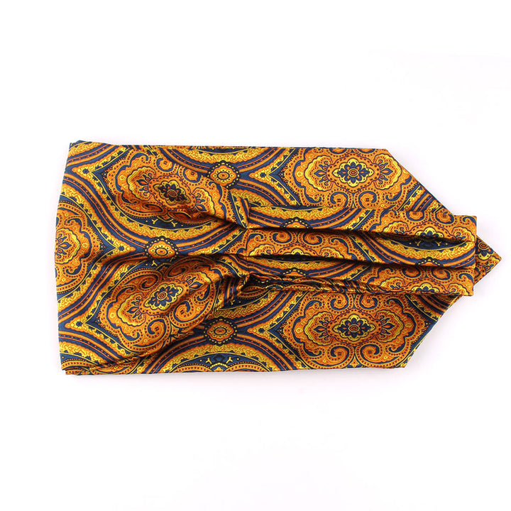 Cravatta stampata elegante retrò britannica da uomo per camicia da abito - image 4
