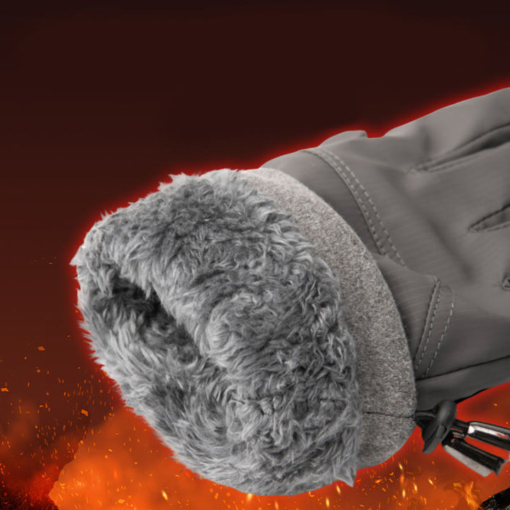Guanti invernali impermeabili e caldi per touchscreen da uomo - image 3