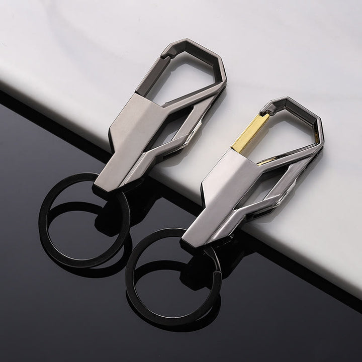 Portachiavi in metallo pratico multifunzionale con coltello - image 1