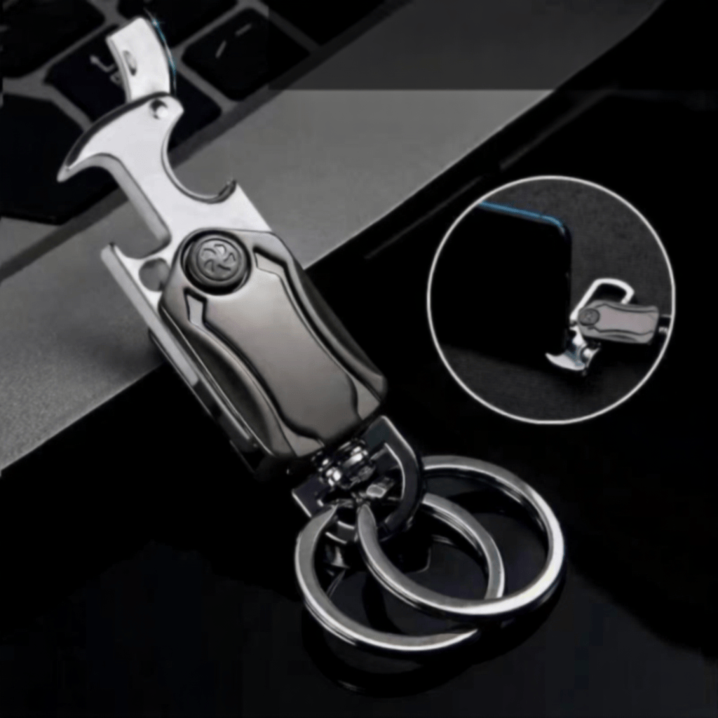 Portachiavi Gyro apribottiglie piccolo coltello EDC-Tool - Portachiavi con coltello - image 0