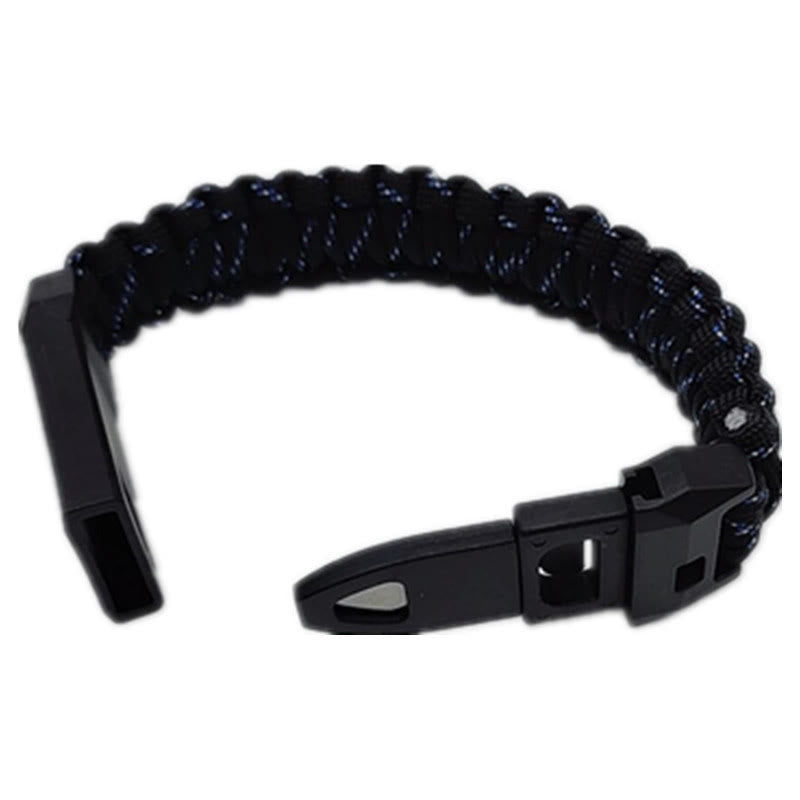 Braccialetto intrecciato con fischietto di sopravvivenza per esterni e coltello - Stile n. 4 - image 5
