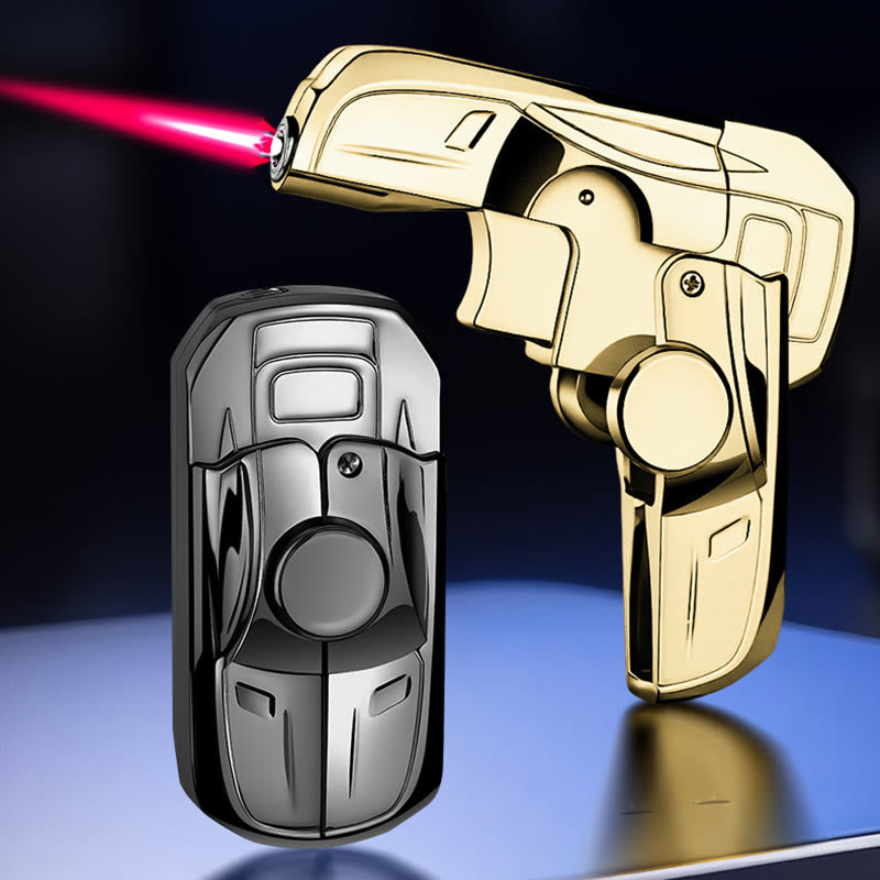 Accendino pieghevole a forma di auto da corsa ricaricabile a butano - image 0