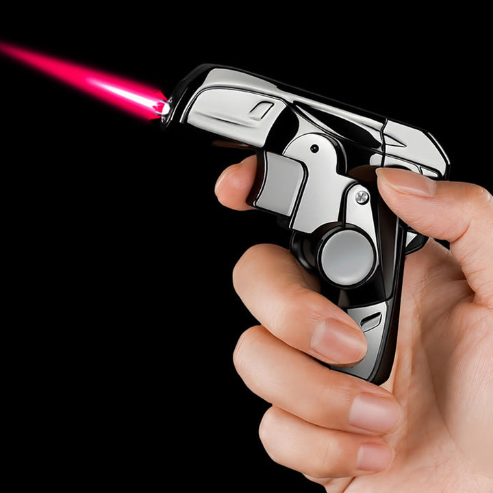 Accendino pieghevole a forma di auto da corsa ricaricabile a butano - image 3