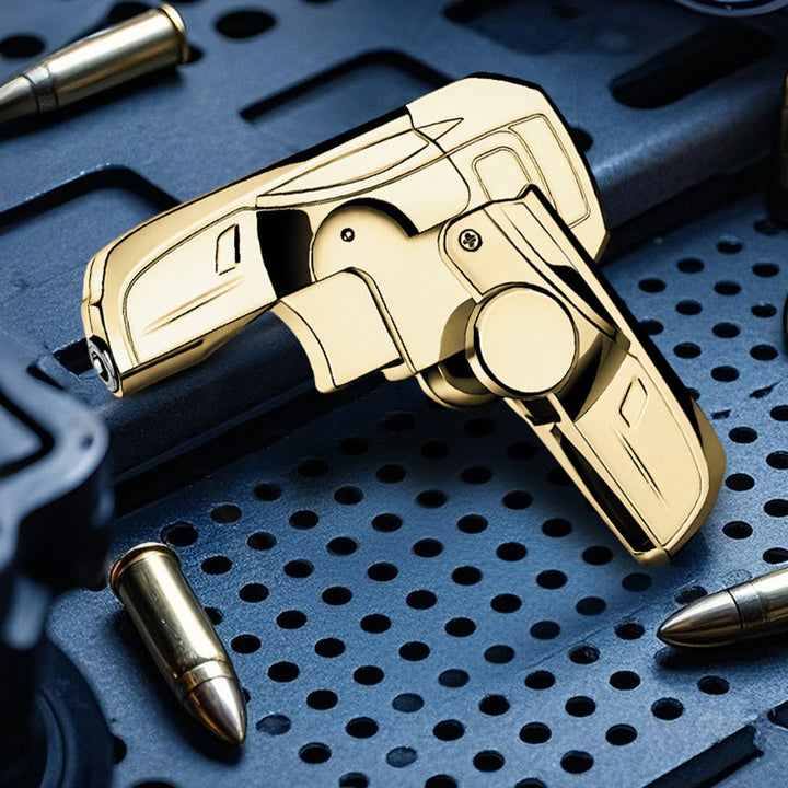 Accendino pieghevole a forma di auto da corsa ricaricabile a butano - image 10