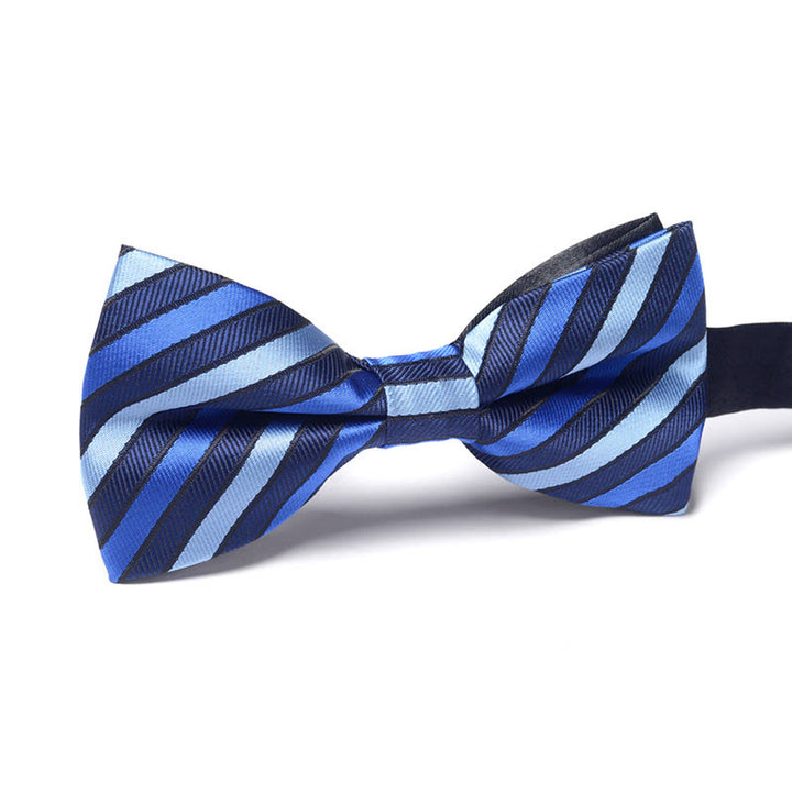 Papillon formale da uomo elegante, raffinato, sofisticato, alla moda, con doppio motivo - Stile n. 10 - image 10