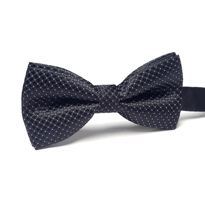 Papillon formale da uomo elegante, raffinato, sofisticato, alla moda, con doppio motivo - Stile n. 15 - image 15