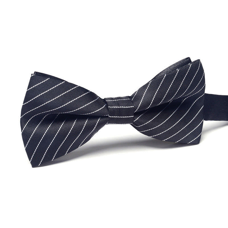 Papillon formale da uomo elegante, raffinato, sofisticato, alla moda, con doppio motivo - Stile n. 21 - image 21