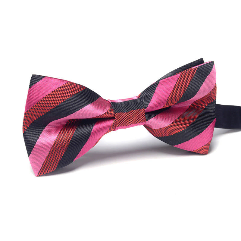Papillon formale da uomo elegante, raffinato, sofisticato, alla moda, con doppio motivo - Stile n. 4 - image 4