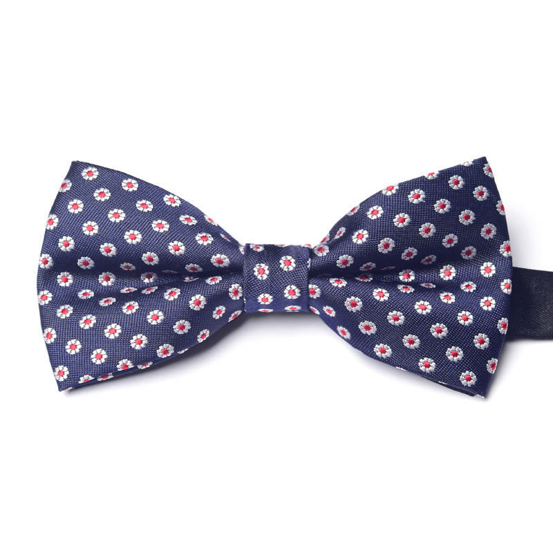 Papillon formale da uomo elegante, raffinato, sofisticato, alla moda, con doppio motivo - Stile n. 8 - image 8