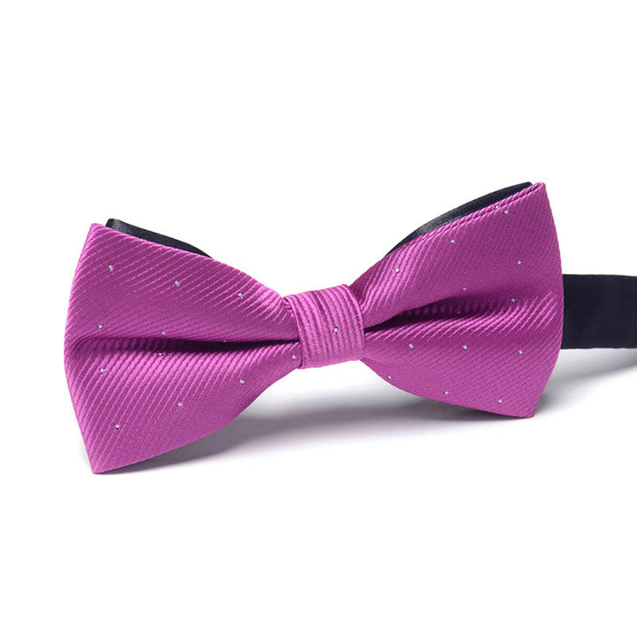 Papillon formale da uomo elegante, raffinato, sofisticato, alla moda, con doppio motivo - Stile n. 2 - image 2