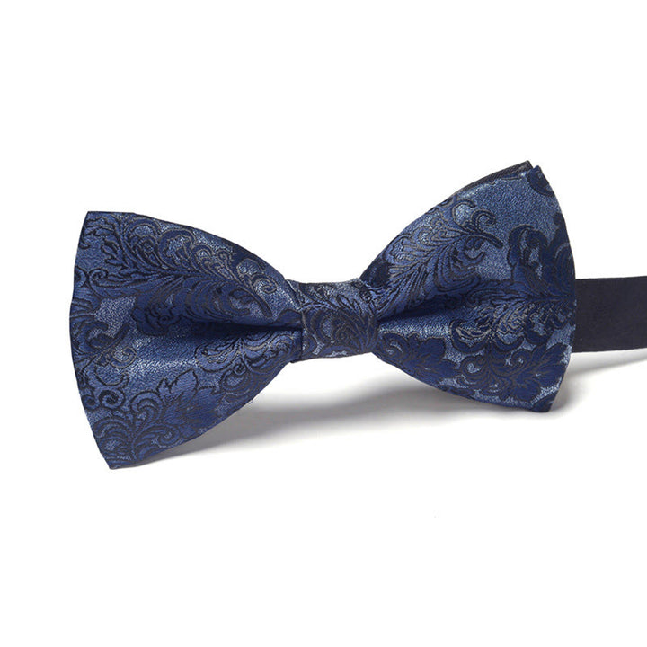 Papillon formale da uomo elegante, raffinato, sofisticato, alla moda, con doppio motivo - Stile n. 14 - image 14