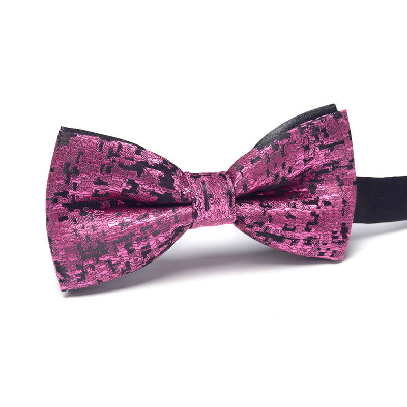 Papillon formale da uomo elegante, raffinato, sofisticato, alla moda, con doppio motivo - Stile n. 6 - image 6