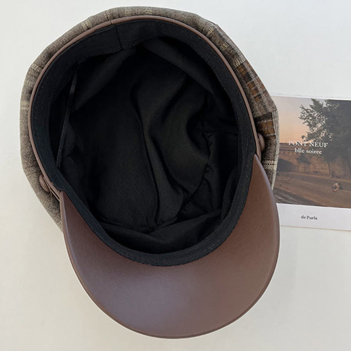 Cappello da donna con basco scozzese retrò squisito - image 2