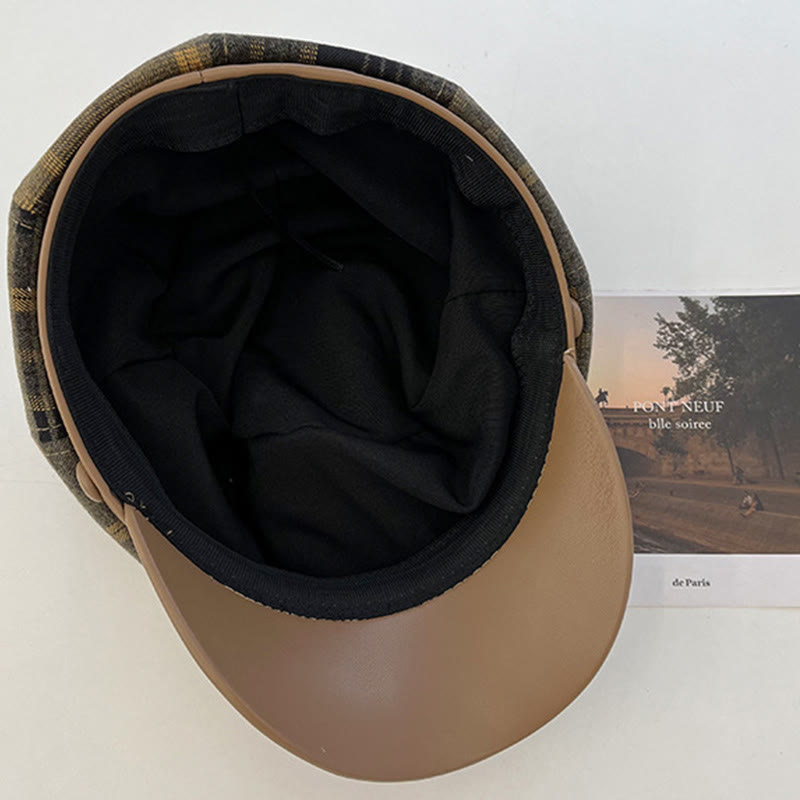 Cappello da donna con basco scozzese retrò squisito - image 8