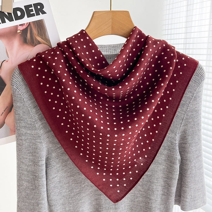 Sciarpa quadrata sottile multi-stile con stampa ricca da donna - Stile n. 30 - image 29