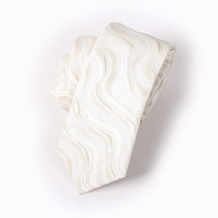 Cravatta elegante da uomo con stampa formale, papillon e fazzoletto da taschino - Cravatta - Stile n. 1 - image 4