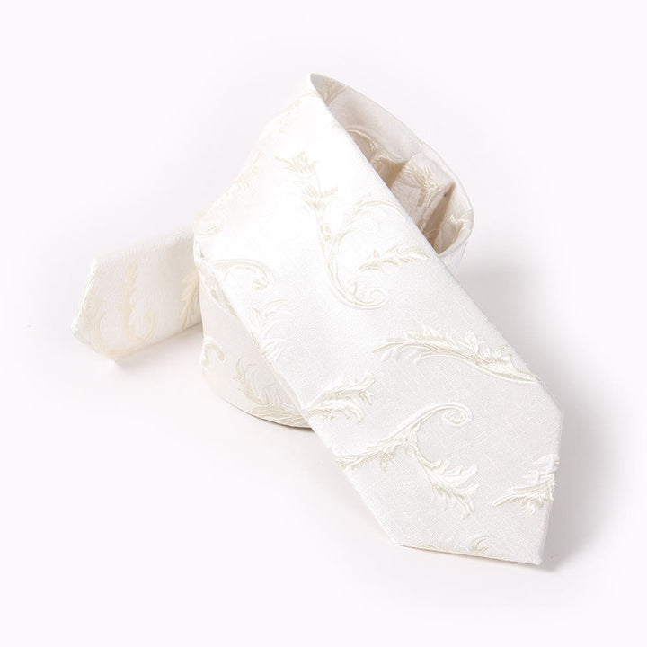 Cravatta elegante da uomo con stampa formale, papillon e fazzoletto da taschino - Cravatta - Stile n. 2 - image 5