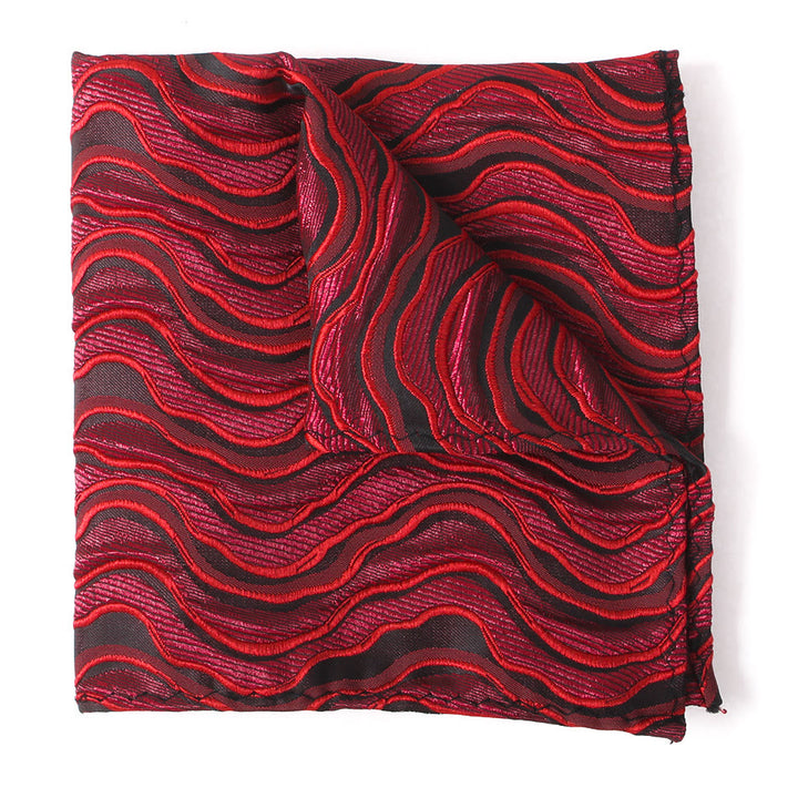 Cravatta elegante da uomo con stampa formale, papillon e fazzoletto da taschino - Fazzoletto da taschino - Stile n. 5 - image 17