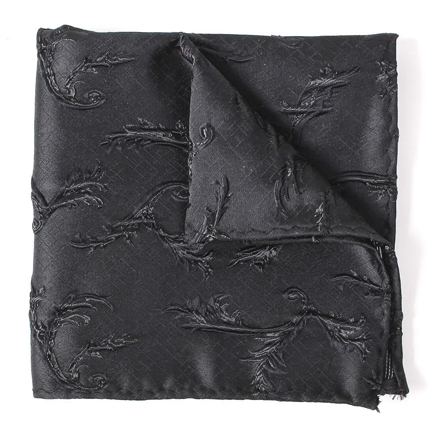 Cravatta elegante da uomo con stampa formale, papillon e fazzoletto da taschino - Fazzoletto da taschino - Stile n. 4 - image 16