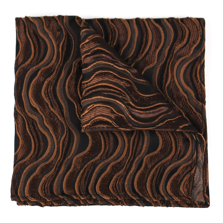 Cravatta elegante da uomo con stampa formale, papillon e fazzoletto da taschino - Fazzoletto da taschino - Stile n. 7 - image 19