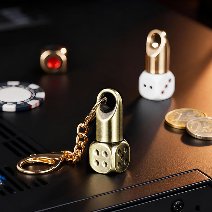 Portachiavi con accendino a cherosene ricaricabile Classic Mini Dice - image 5