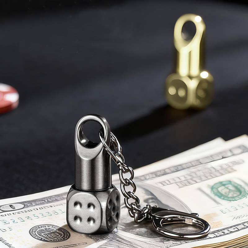 Portachiavi con accendino a cherosene ricaricabile Classic Mini Dice - image 4