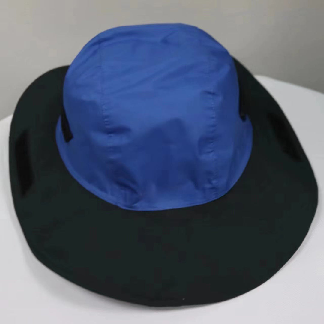 Cappello da pescatore traspirante con protezione solare impermeabile e colorato - Blu - Regolabile (circa 21 5/8"-23 1/4") - image 7