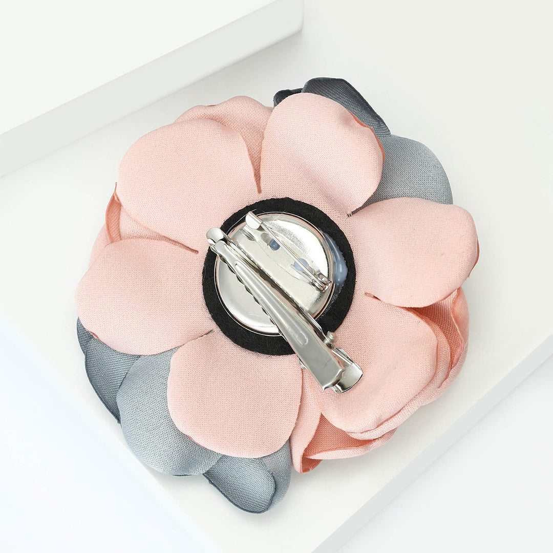 Spilla multicolore elegante in raso lucido con rosa - image 15