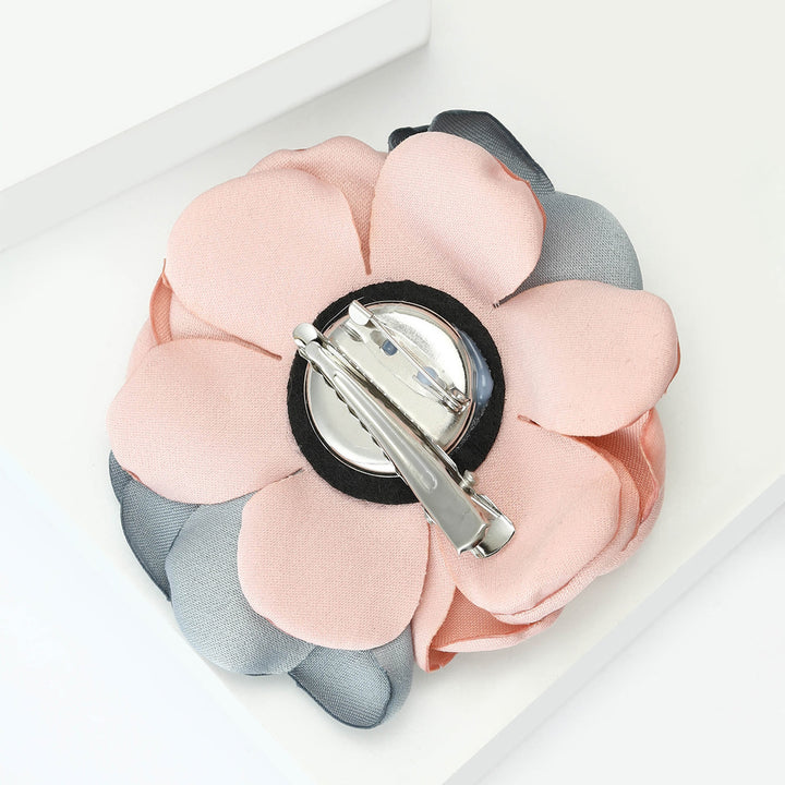 Spilla multicolore elegante in raso lucido con rosa - image 15