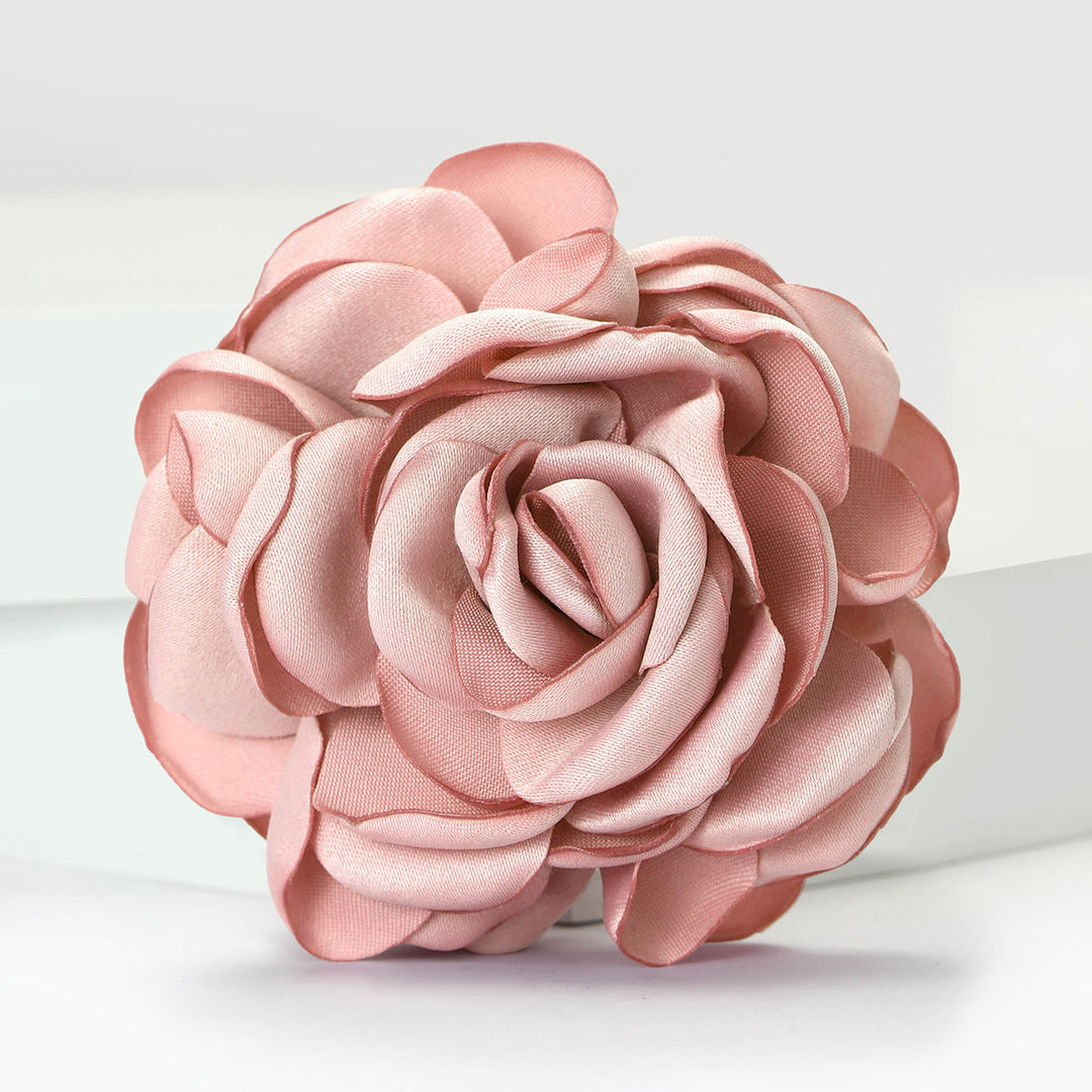 Spilla multicolore elegante in raso lucido con rosa - Rosa - image 10