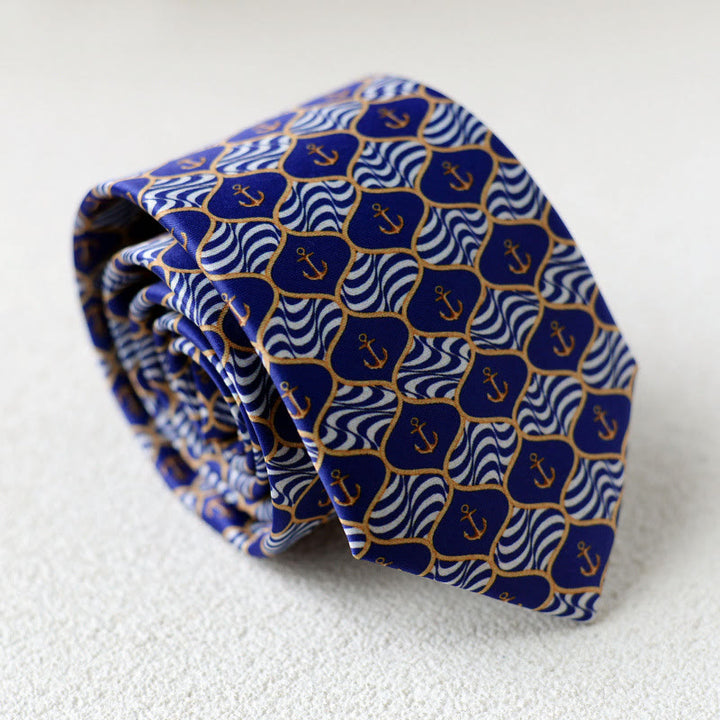 Cravatta verde da uomo personalizzata con stampa di cavalli - Stile n. 4 - image 6