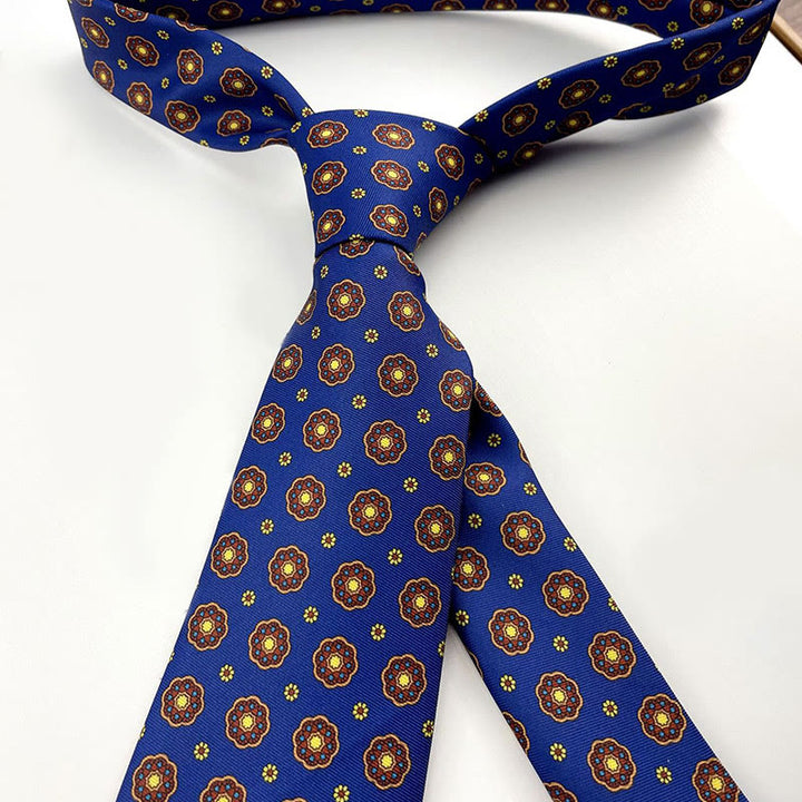 Cravatta da uomo personalizzata con motivo retrò e stile multiplo - Stile n. 11 - image 13